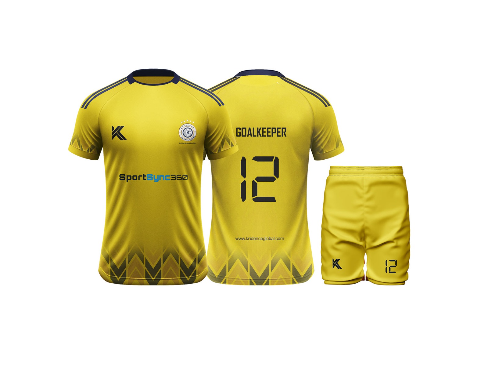 KGS Goalkeeper Kit — Yellow