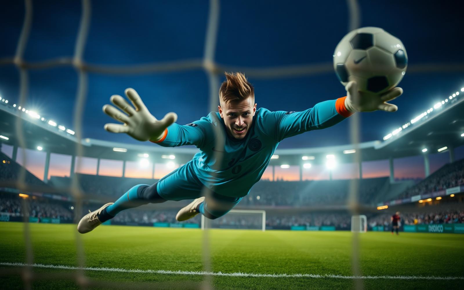 Goalkeeper training at Kridence Global Sport